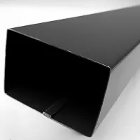 Rectangular downspouts